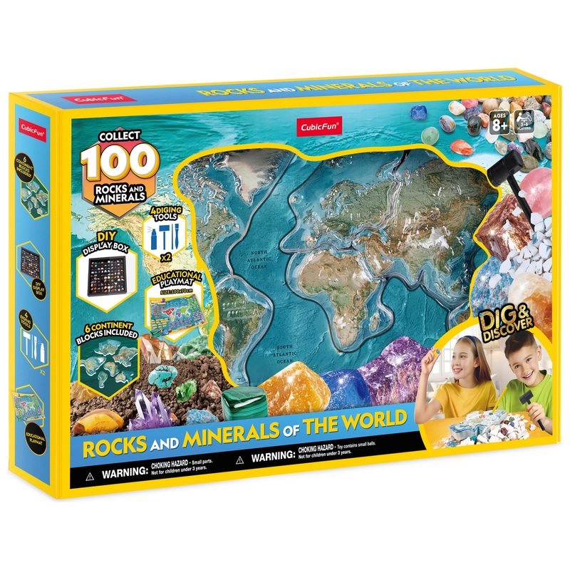 Dig & Discover 100 Rocks and Minerals of the World Kit 6 Dig & Discover 100 Rocks and Minerals of the World Kit