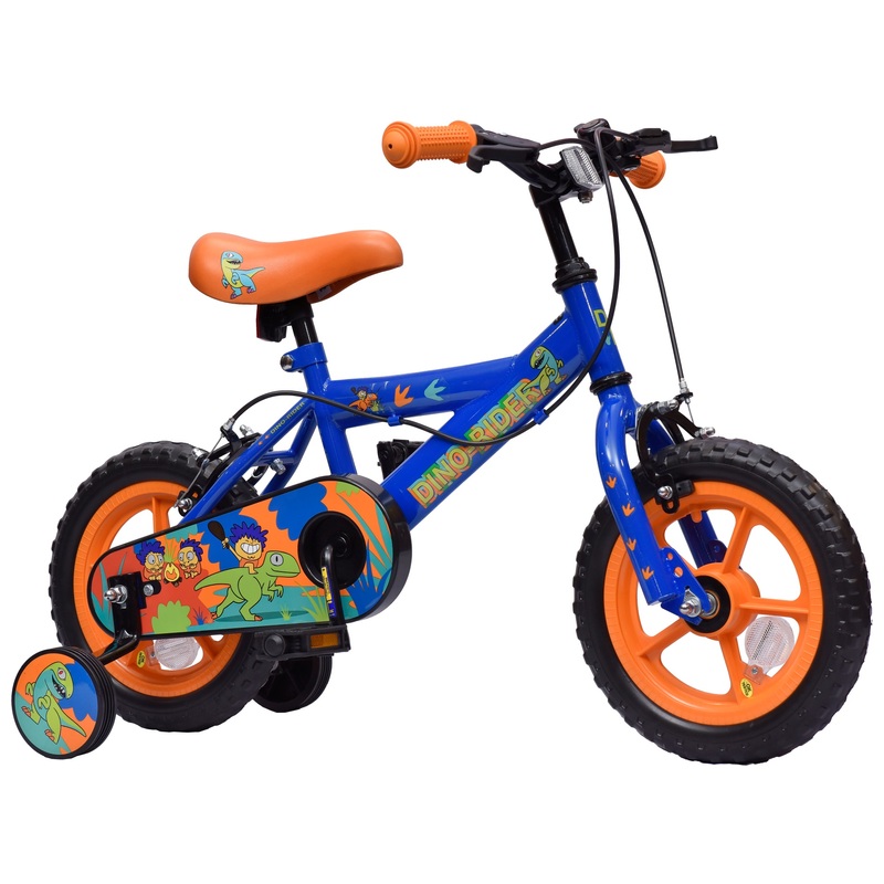 12 Inch Dinosaur Rider Bike Blue 8 12 Inch Dinosaur Rider Bike Blue