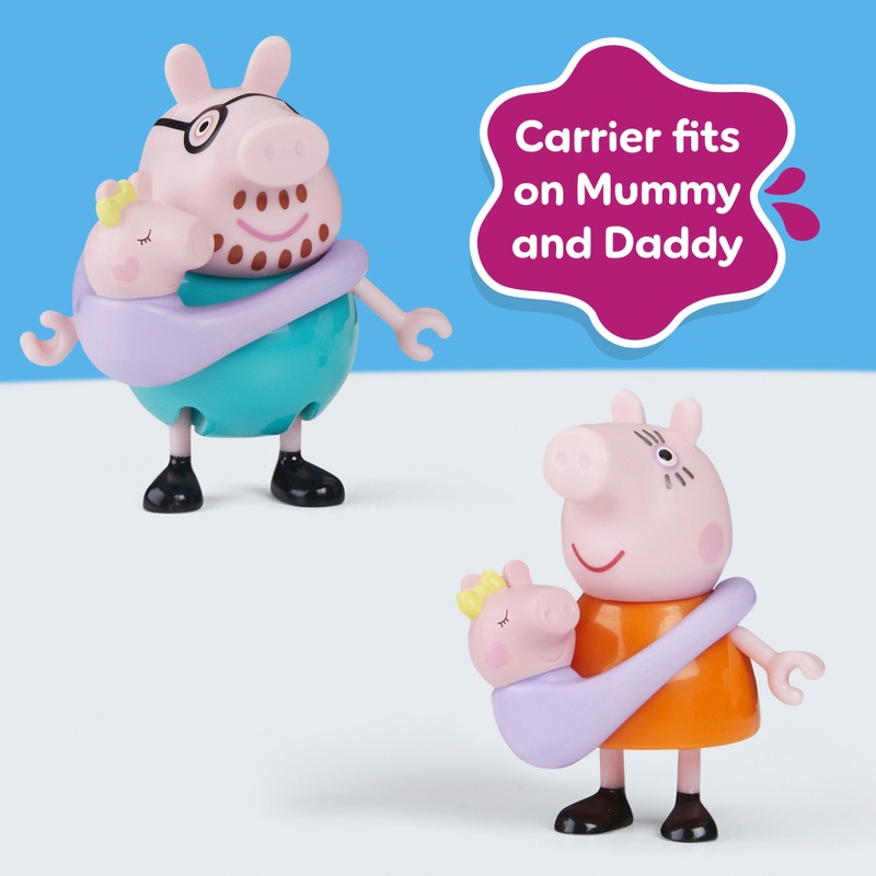 Peppa Pig Figures Peppa's Family of Five Set with Baby Evie 3 Peppa Pig Figures Peppa's Family of Five Set with Baby Evie