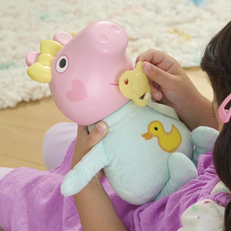 Peppa Pig Interactive Oinks & Snuggles Baby Evie Doll 3 Peppa Pig Interactive Oinks & Snuggles Baby Evie Doll