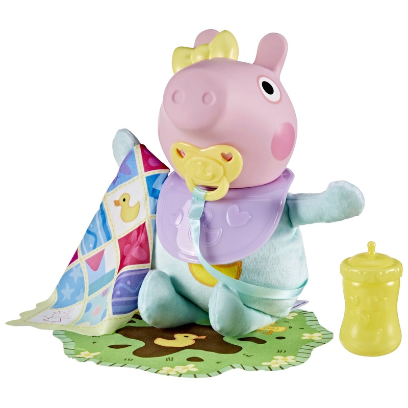 Peppa Pig Interactive Oinks & Snuggles Baby Evie Doll 6 Peppa Pig Interactive Oinks & Snuggles Baby Evie Doll