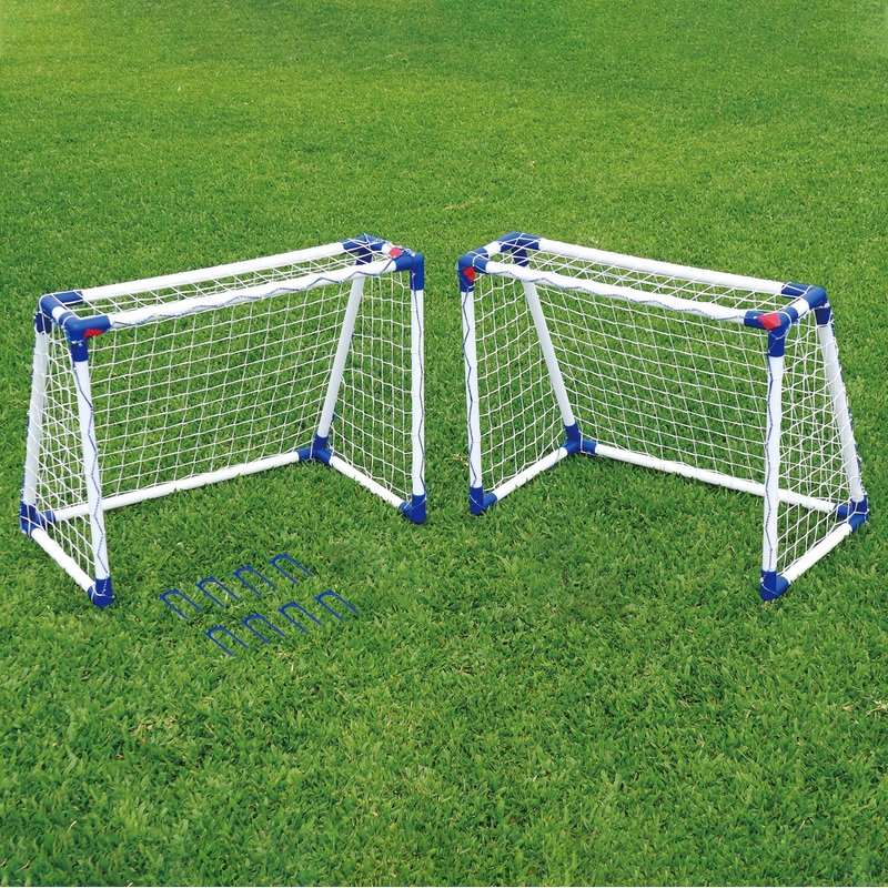 Junior Football Goals Portable Set 3 Junior Football Goals Portable Set