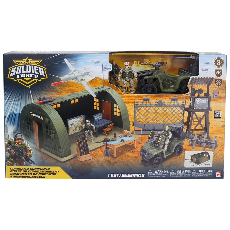 Soldier Force Command Compound Bunker Playset 8 Soldier Force Command Compound Bunker Playset