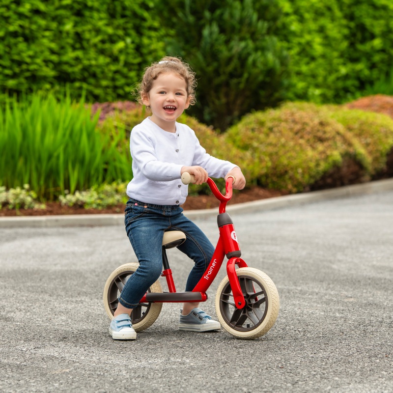 10 Inch QPlay Trainer Balance Bike Red