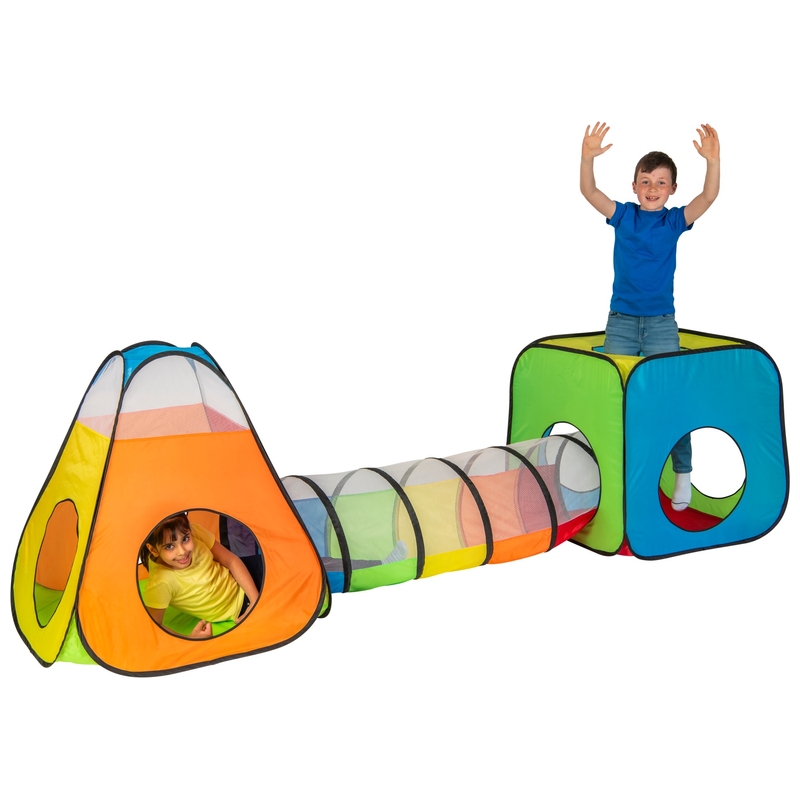 3-in-1 Pop-Up Play Tent Set