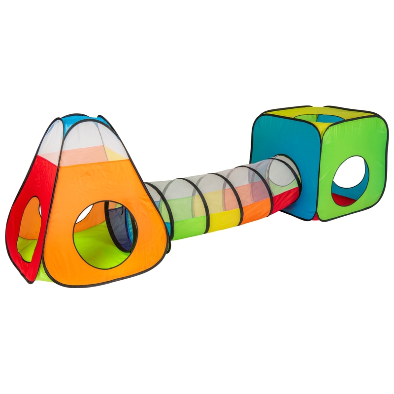 3-in-1 Pop-Up Play Tent Set