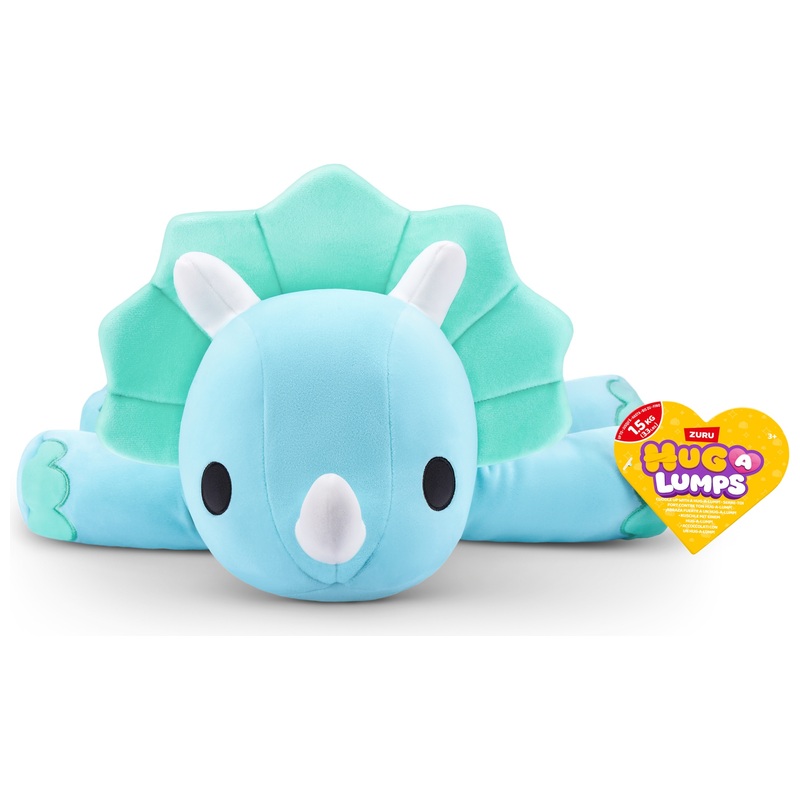 Hug-A-Lumps by ZURU Weighted Plush Delilah the Dinosaur