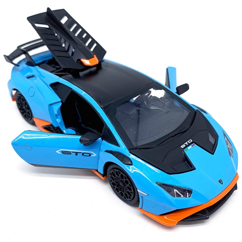 1:32 Lamborghini Huracan STO Die-Cast Pull-Back Car 4 1:32 Lamborghini Huracan STO Die-Cast Pull-Back Car