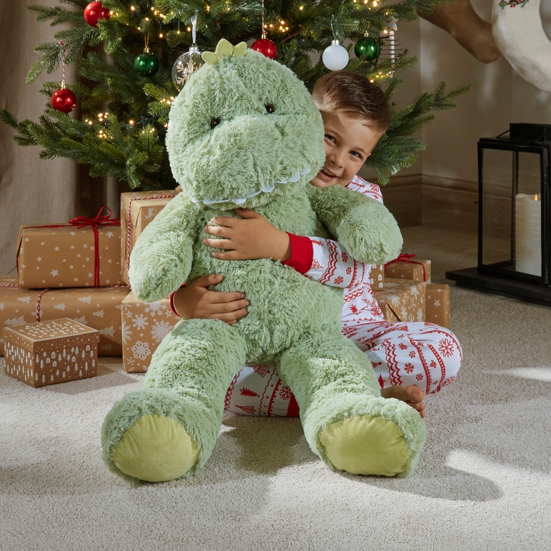 Gizmo the Fuzzy Green Dino 95cm