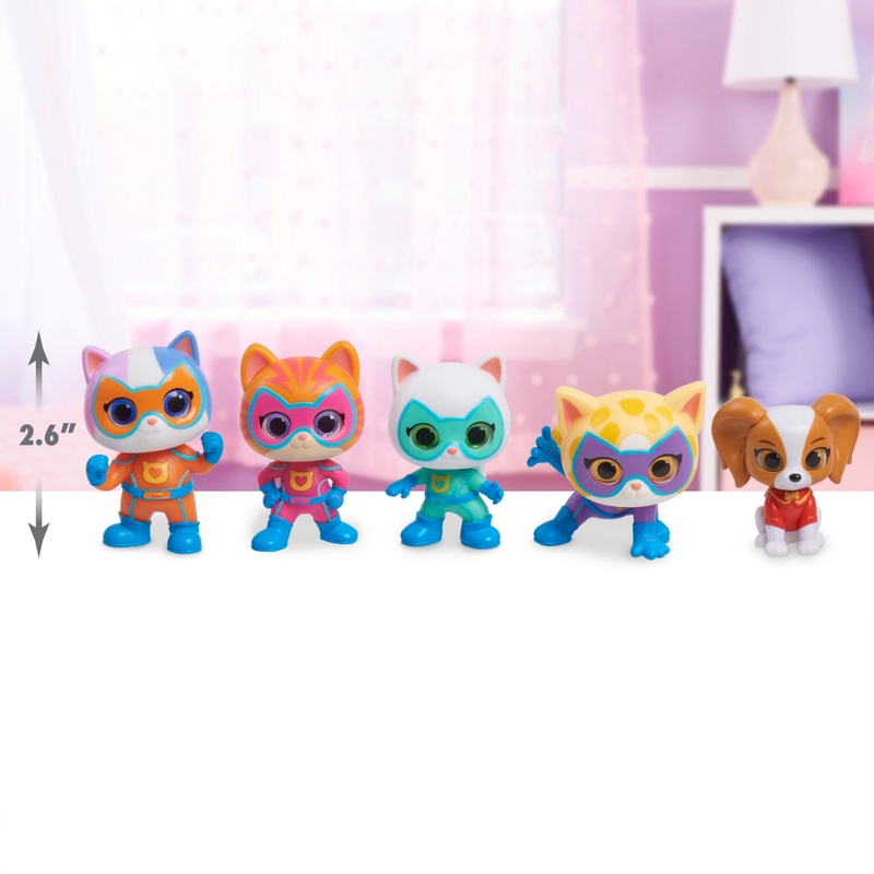 Disney Junior SuperKitties Mini Figures Hero Squad 5 Pack 3 Disney Junior SuperKitties Mini Figures Hero Squad 5 Pack