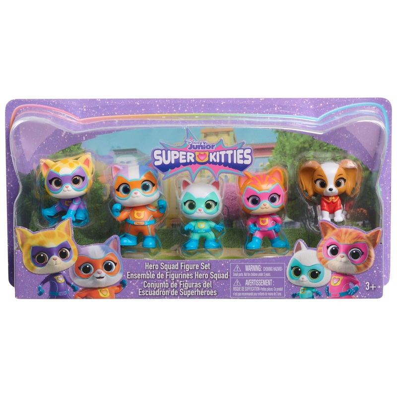 Disney Junior SuperKitties Mini Figures Hero Squad 5 Pack 4 Disney Junior SuperKitties Mini Figures Hero Squad 5 Pack