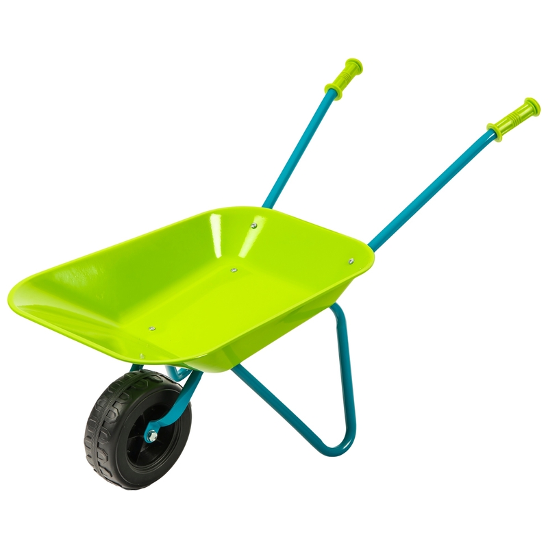 Metal Wheelbarrow Garden Toy Set