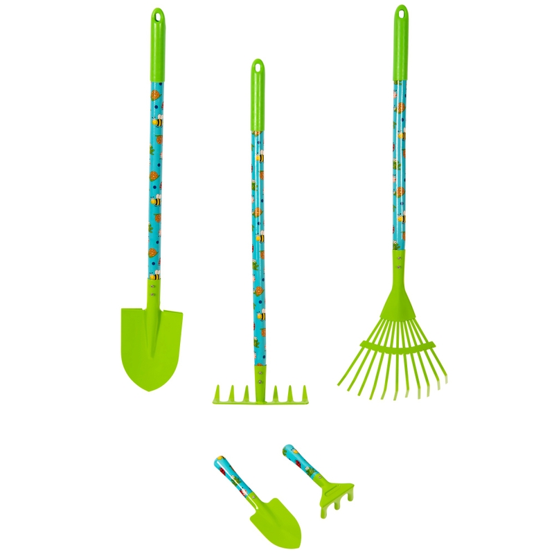 Metal Wheelbarrow Garden Toy Set 5 Metal Wheelbarrow Garden Toy Set