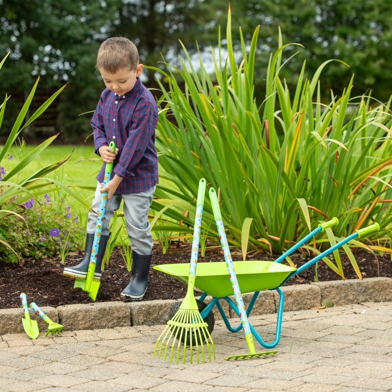 Metal Wheelbarrow Garden Toy Set 8 Metal Wheelbarrow Garden Toy Set