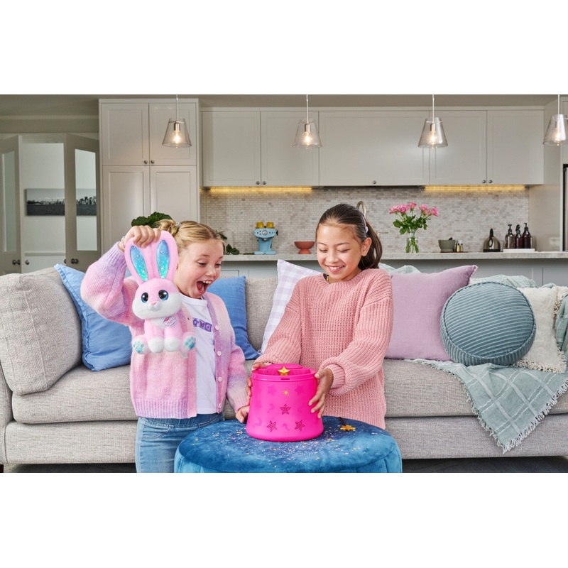 Pets Alive by ZURU Magic Bunnies Interactive Plush Set Pink