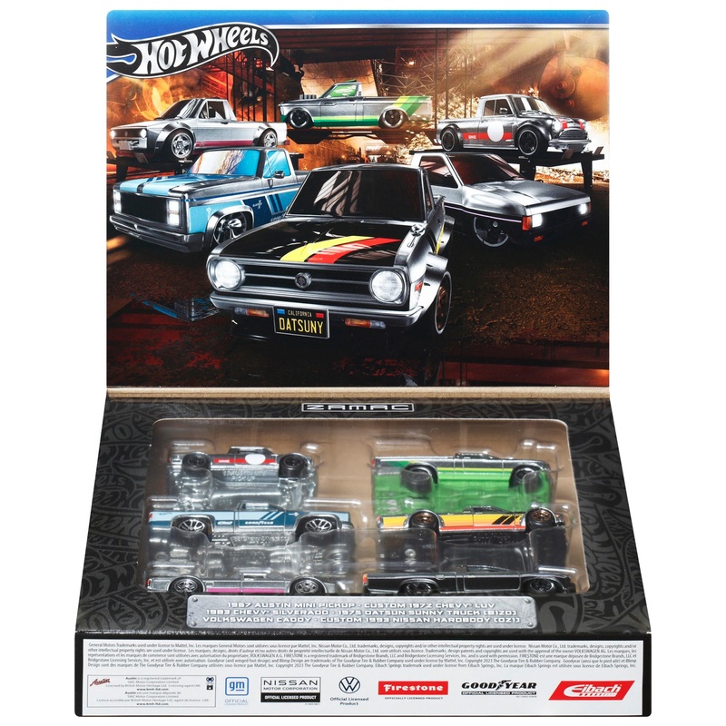 Hot Wheels 1:64 Zamac Vehicle Collection Die-Cast Cars 6 Pack