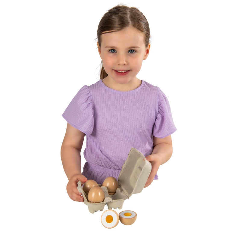 Kitchen Corner Wooden Eggs