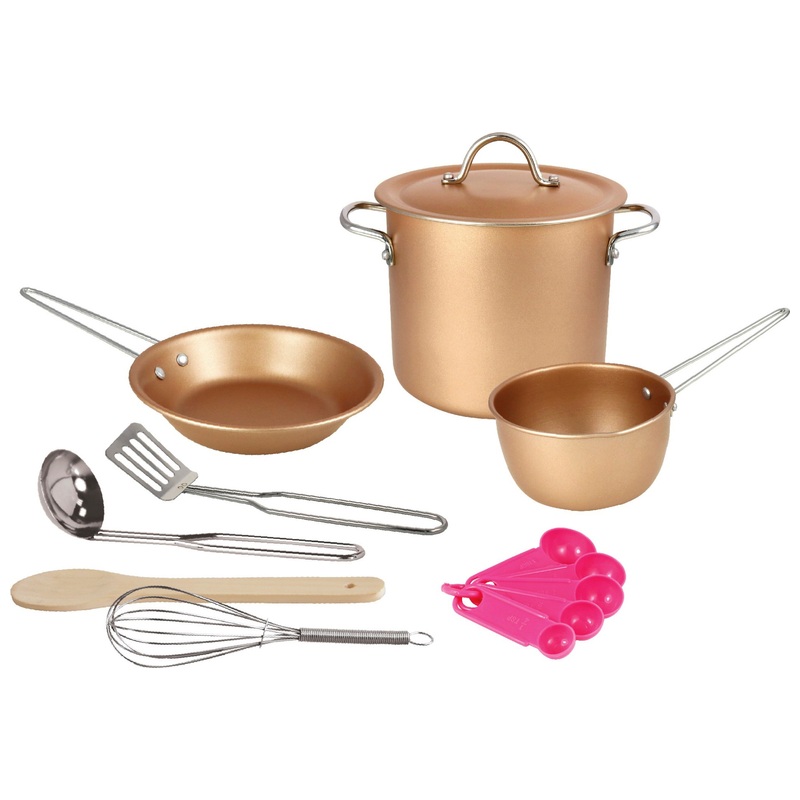 Kitchen Corner Rose Gold Cookware Set 13 Pieces