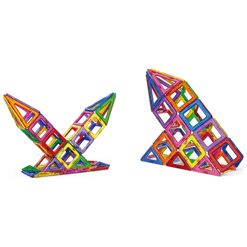 Magnetic Shapes 50-Piece Building Set 3 Magnetic Shapes 50-Piece Building Set