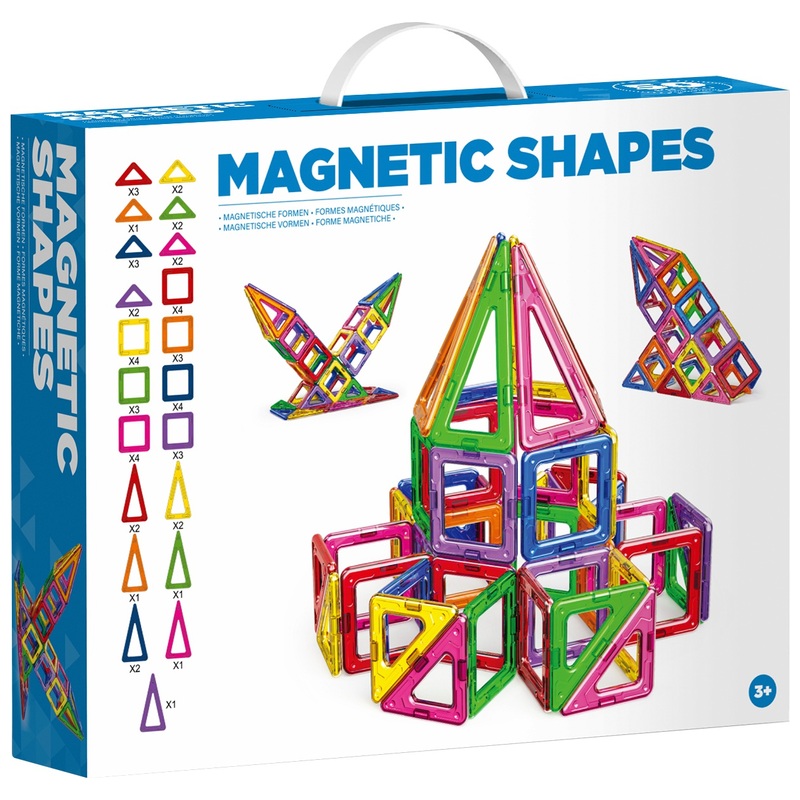 Magnetic Shapes 50-Piece Building Set 5 Magnetic Shapes 50-Piece Building Set