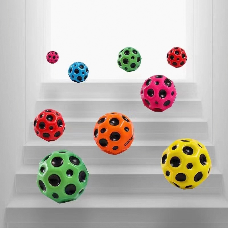Bouncy Ball Moon Ball 9cm Assortment