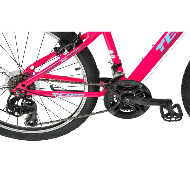 24 Inch Team Mountain Bike Pink 7 24 Inch Team Mountain Bike Pink