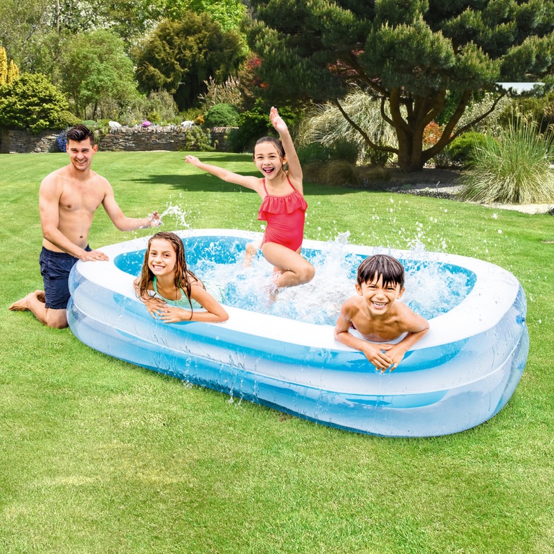 Intex Swim Centre Rectangle Family Inflatable Paddling Pool