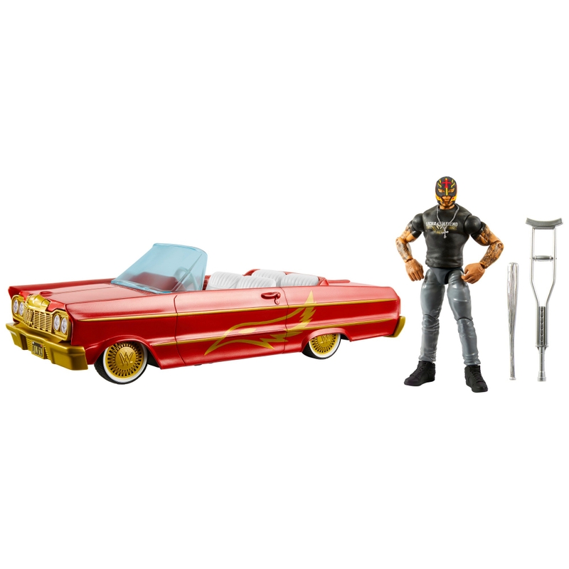 WWE Main Event Lucha Low Rider Vehicle Playset with Rey Mysterio Action Figure