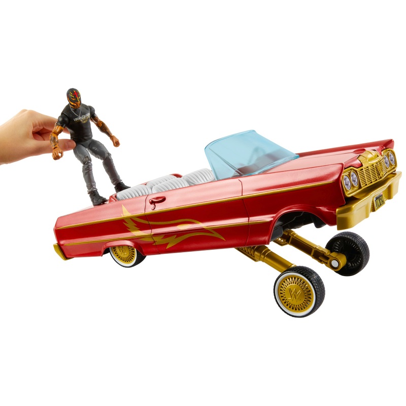 WWE Main Event Lucha Low Rider Vehicle Playset with Rey Mysterio Action Figure