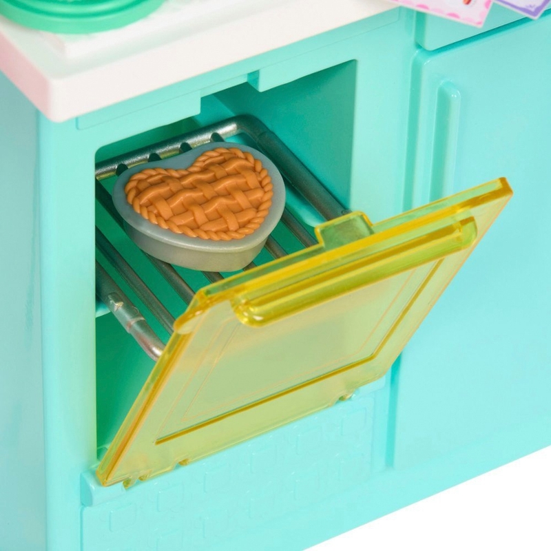 Barbie Celebration Fun Baking Kitchen Playset 4 Barbie Celebration Fun Baking Kitchen Playset