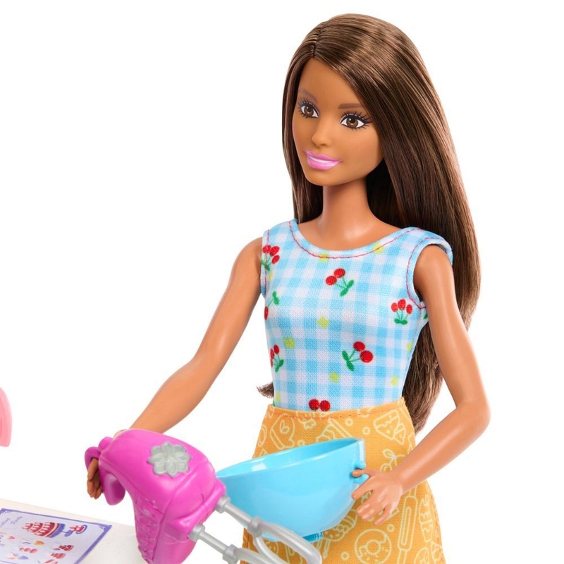 Barbie Celebration Fun Baking Kitchen Playset 5 Barbie Celebration Fun Baking Kitchen Playset