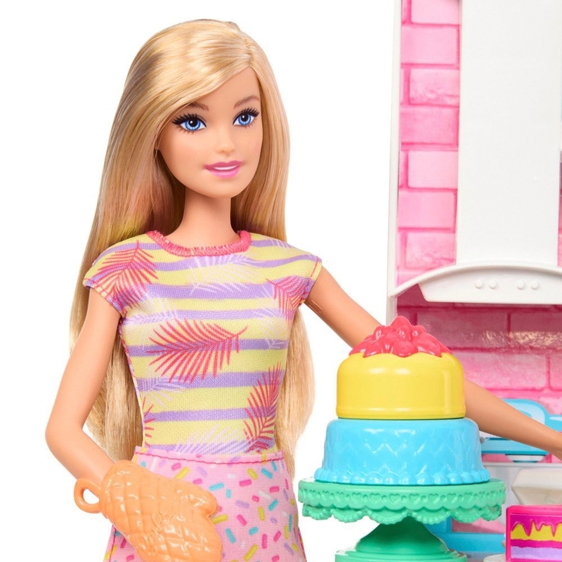 Barbie Celebration Fun Baking Kitchen Playset 7 Barbie Celebration Fun Baking Kitchen Playset
