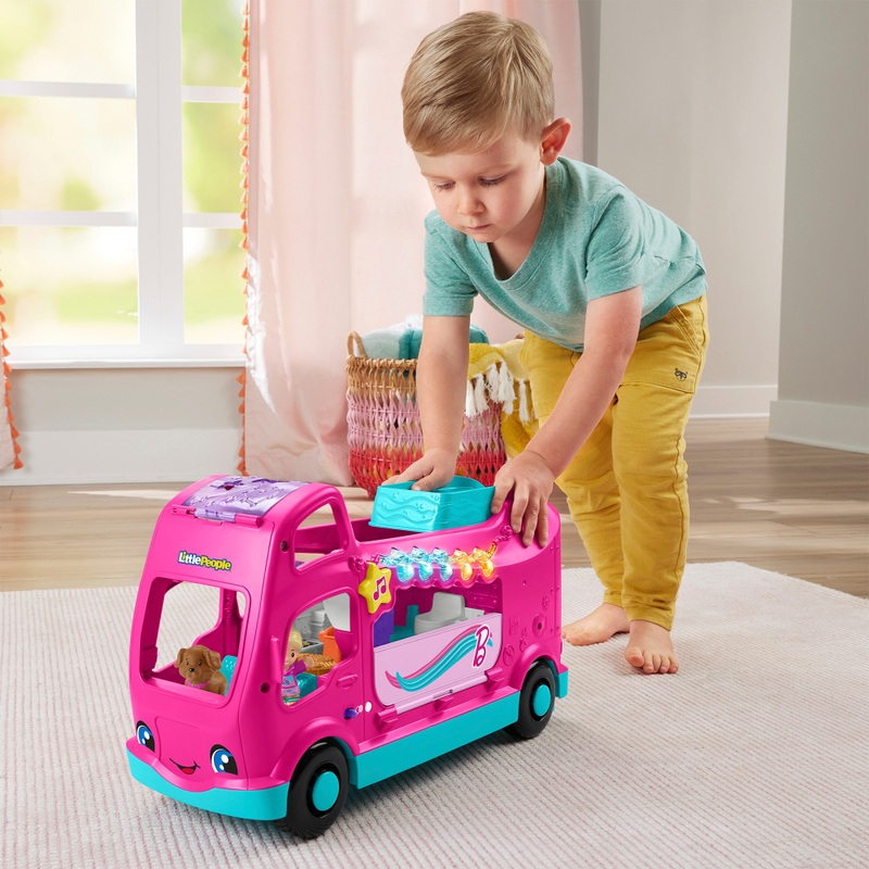 Fisher-Price Little People Barbie Dream Camper Playset 4 Fisher-Price Little People Barbie Dream Camper Playset