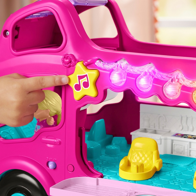 Fisher-Price Little People Barbie Dream Camper Playset 7 Fisher-Price Little People Barbie Dream Camper Playset