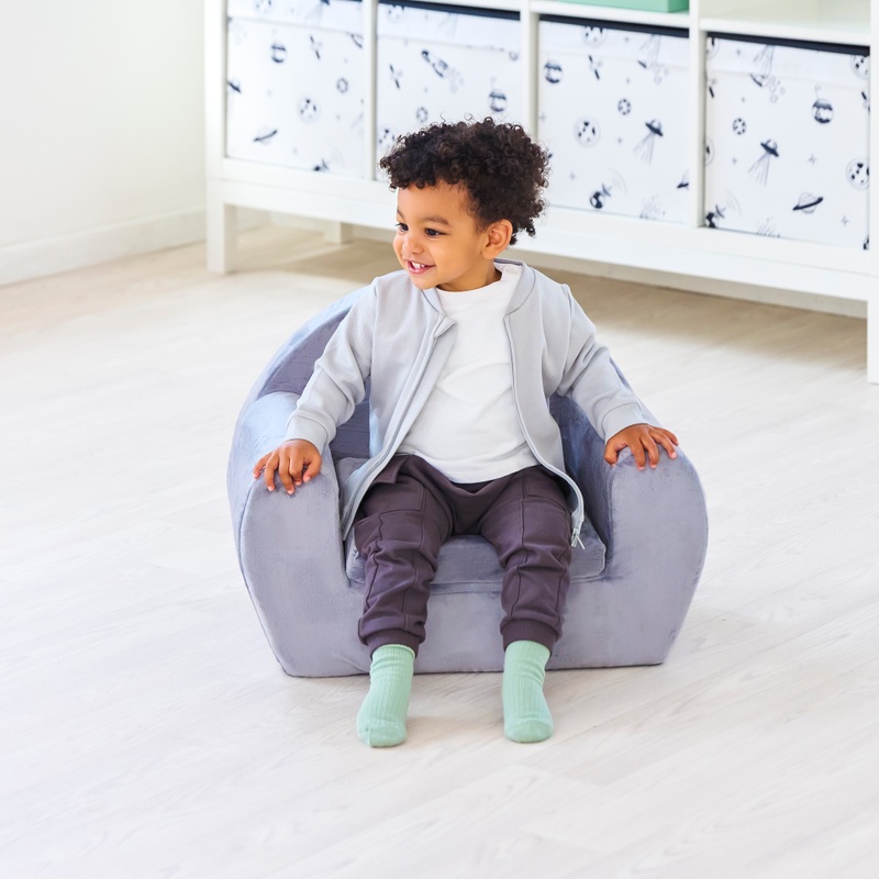 Play Factory Foam Armchair Grey