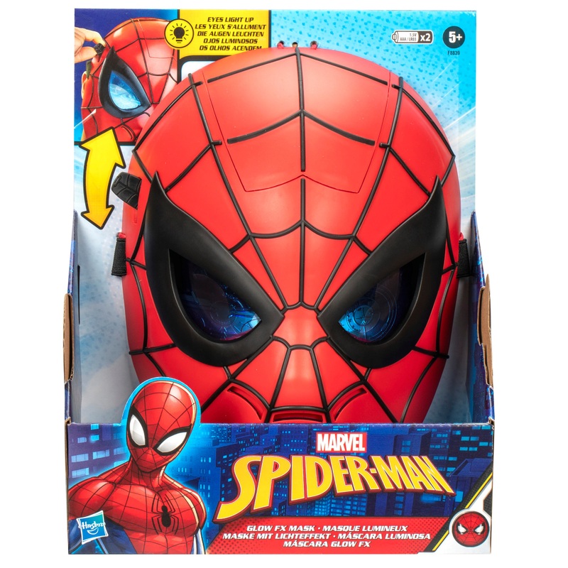 Marvel Spider-Man Mask Glow FX 7 Marvel Spider-Man Mask Glow FX