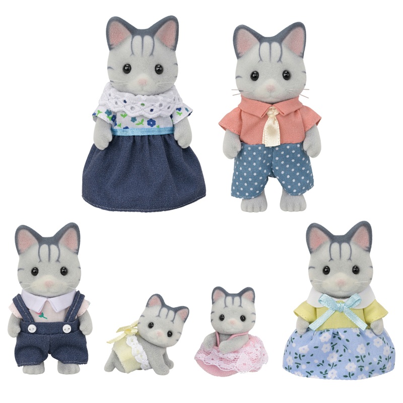 Sylvanian Families Fisher Cat Family