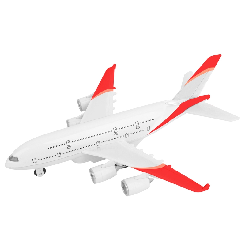 Diecast Lights and Sounds Pull-Back Airplane Assortment