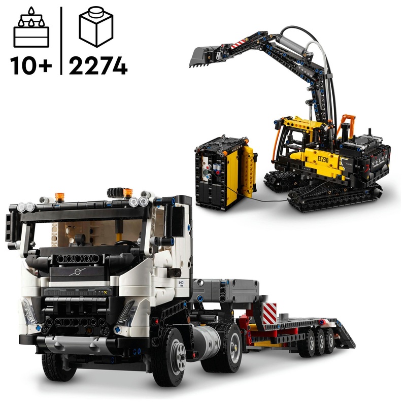 LEGO Technic 42175 Volvo FMX Truck & EC230 Electric Excavator Construction Set 2 LEGO Technic 42175 Volvo FMX Truck & EC230 Electric Excavator Construction Set