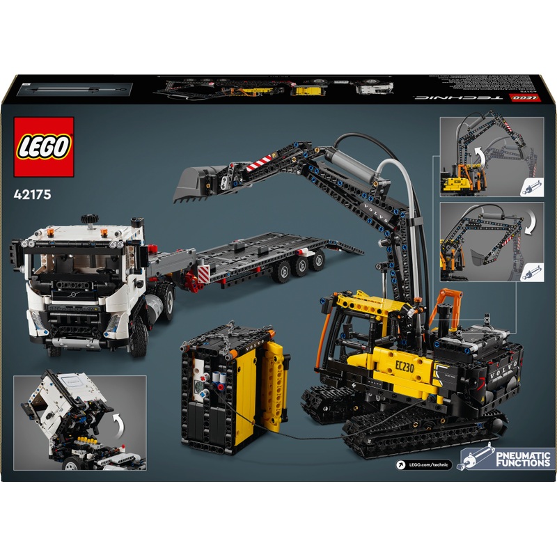 LEGO Technic 42175 Volvo FMX Truck & EC230 Electric Excavator Construction Set 8 LEGO Technic 42175 Volvo FMX Truck & EC230 Electric Excavator Construction Set