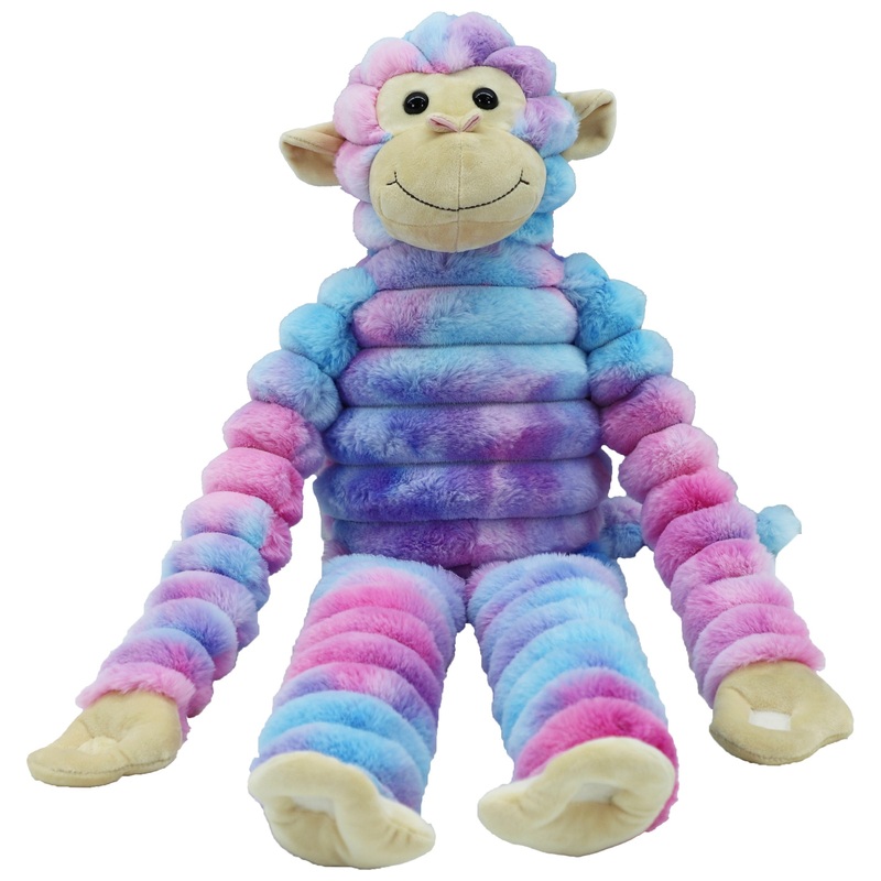 Gibby the TieDye Cheeky Hanging Monkey Soft Toy 70cm 3 Gibby the TieDye Cheeky Hanging Monkey Soft Toy 70cm