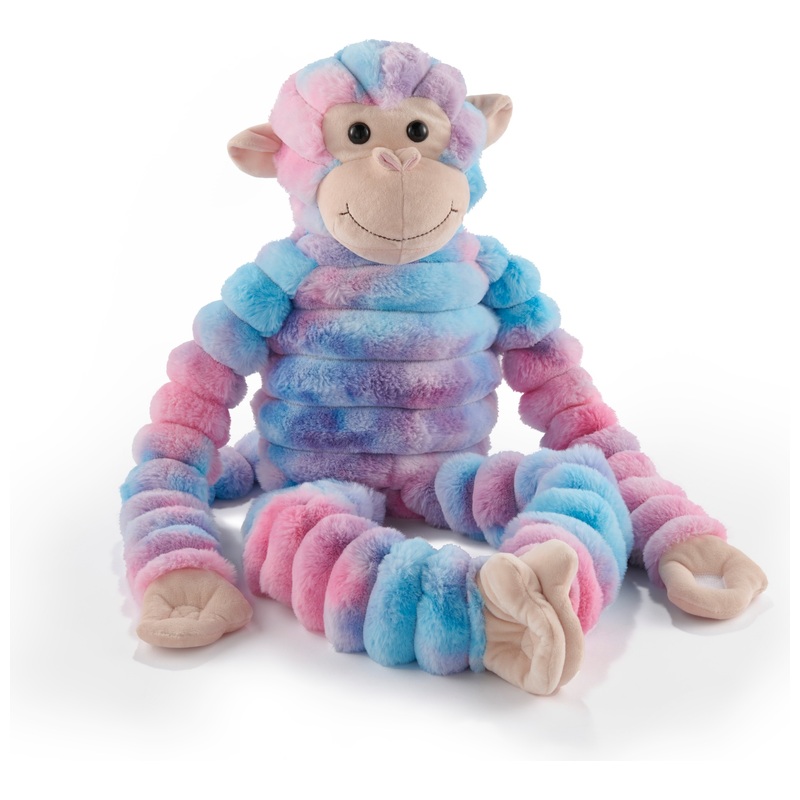 Gibby the TieDye Cheeky Hanging Monkey Soft Toy 70cm 4 Gibby the TieDye Cheeky Hanging Monkey Soft Toy 70cm
