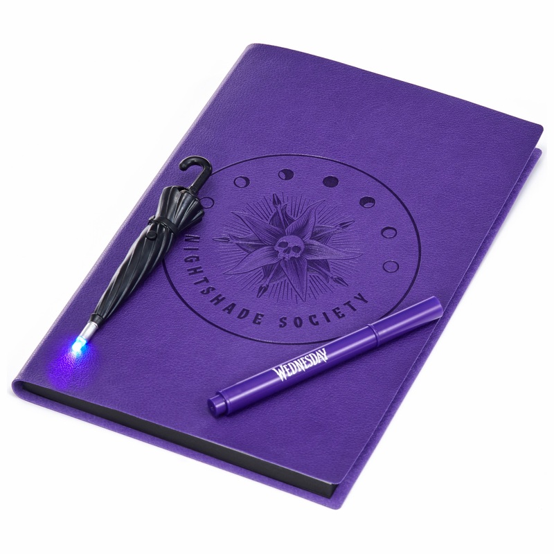 Wednesday Secret Diary Journal with Pen and UV Torch 2 Wednesday Secret Diary Journal with Pen and UV Torch