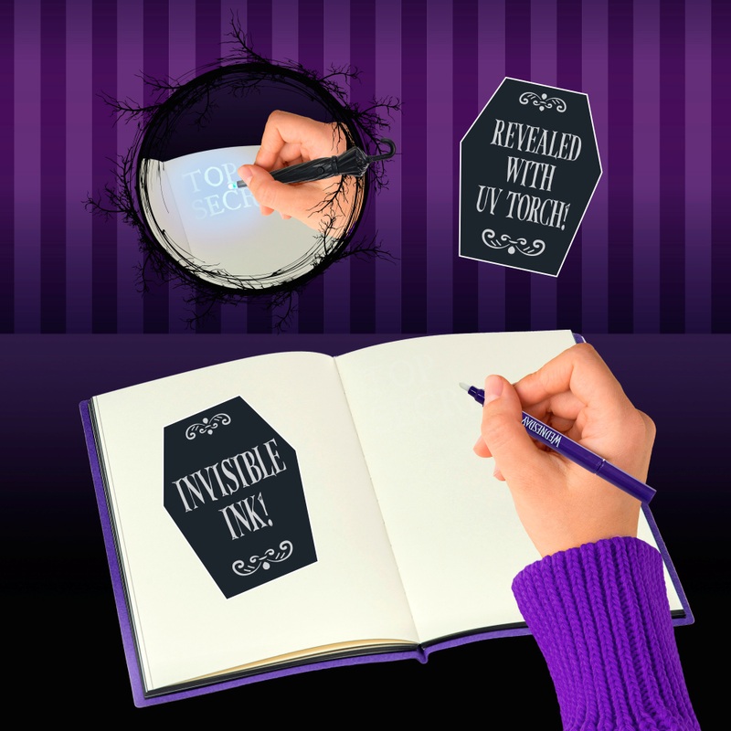 Wednesday Secret Diary Journal with Pen and UV Torch 4 Wednesday Secret Diary Journal with Pen and UV Torch