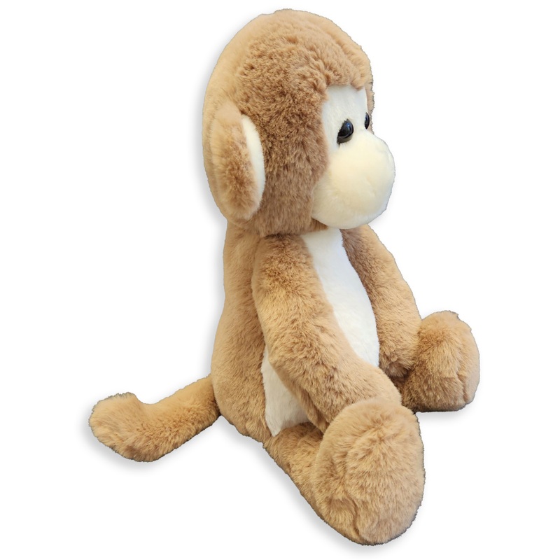 World's Softest Plush MoMo the Tan Monkey Soft Toy 25cm 6 World's Softest Plush MoMo the Tan Monkey Soft Toy 25cm