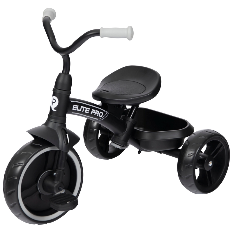 QPlay Elite Pro 2-in-1 Trike with Push Bar Black 5 QPlay Elite Pro 2-in-1 Trike with Push Bar Black