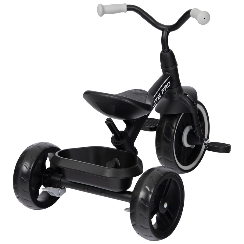 QPlay Elite Pro 2-in-1 Trike with Push Bar Black 6 QPlay Elite Pro 2-in-1 Trike with Push Bar Black