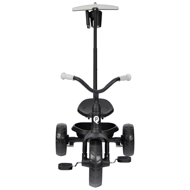 QPlay Elite Pro 2-in-1 Trike with Push Bar Black 7 QPlay Elite Pro 2-in-1 Trike with Push Bar Black