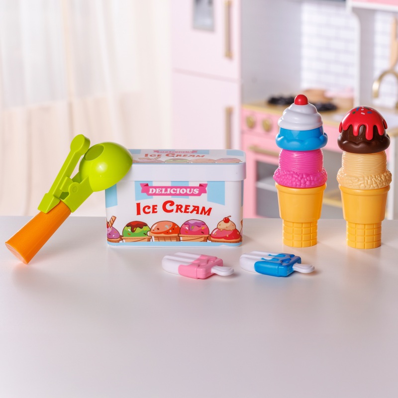 Kitchen Corner Scoop & Play Magnetic Ice Cream Set 10 Pieces 2 Kitchen Corner Scoop & Play Magnetic Ice Cream Set 10 Pieces