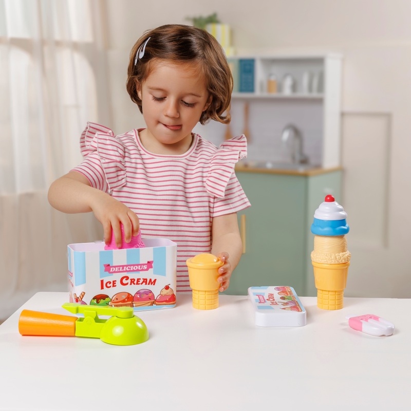 Kitchen Corner Scoop & Play Magnetic Ice Cream Set 10 Pieces 4 Kitchen Corner Scoop & Play Magnetic Ice Cream Set 10 Pieces